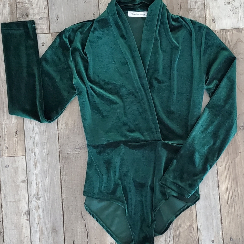 Forlove people velvet bodysuit suze M